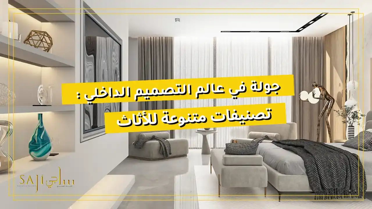 Saji Home ساجي هوم جولة في عالم التصميم الداخلي: تصنيفات متنوعة للأثاث